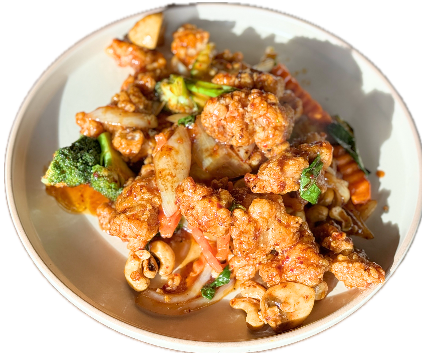 Cashew Nut Chilli Jam Crispy Chicken