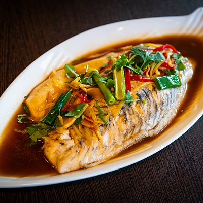 Barramundi with Ginger and Shallot