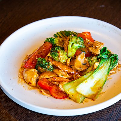 Stir Fried Pad Satay with Rice